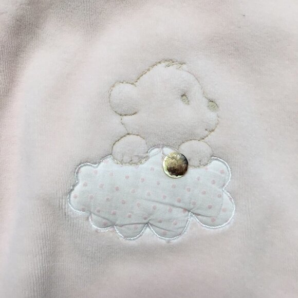 Pili Carrera Baby Girl Pink Footsie One Piece Pajama Size 3 Months - Picture 3 of 9